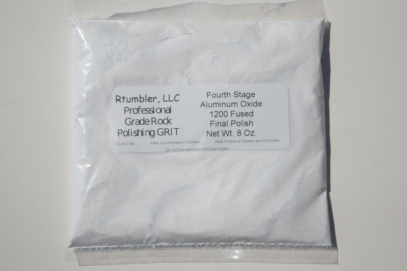 RTumbler Brand Rock Tumbler Grit for 15 pound Tumbler with 1 Pound Plastic  Buffering Pellets 